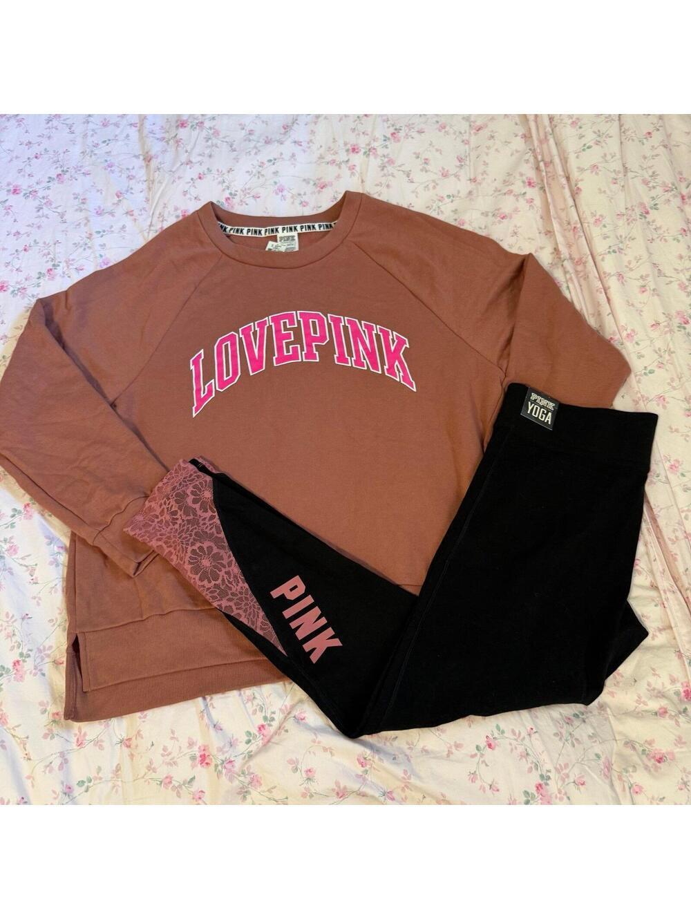 PINK Victoria Secret sweater and leggings Set